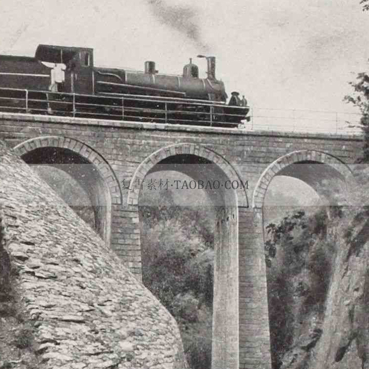 滇越铁路设计施工工程火车设计图纸地图黑白老照片历史摄影素材