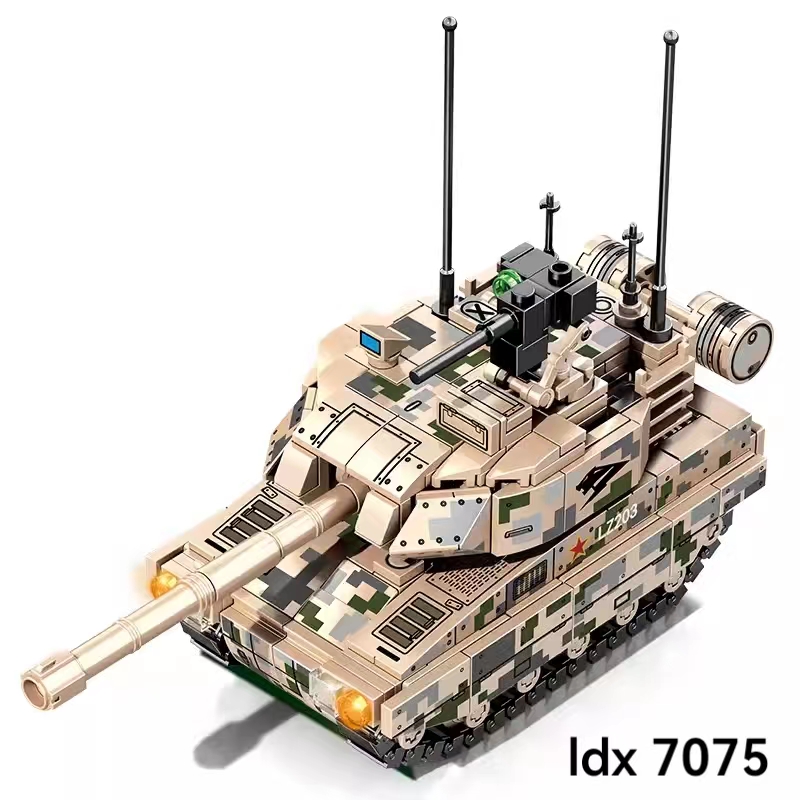 积木玩具波箱绿波ldt7075-2.0绿波坦克2 撸蛋堂 LDT 激趣LDX-2.0