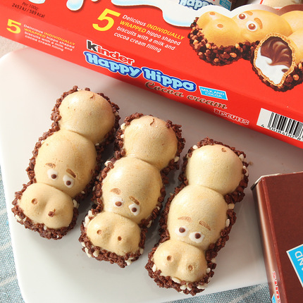 德国健达Kinder Happy Hippo开心快乐河马巧克力