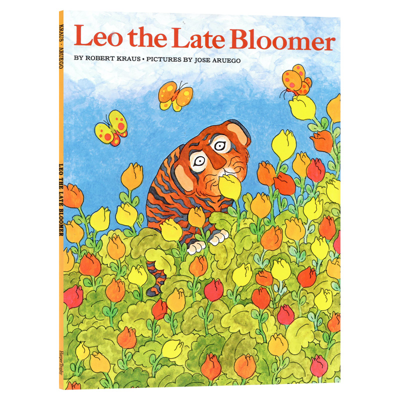 阿虎开窍了 英文原版绘本 Leo the Late Bloomer 名家Jose Aruego 廖彩杏书单 Robert Kraus 幼儿童早教启蒙英语阅读物图画故事书
