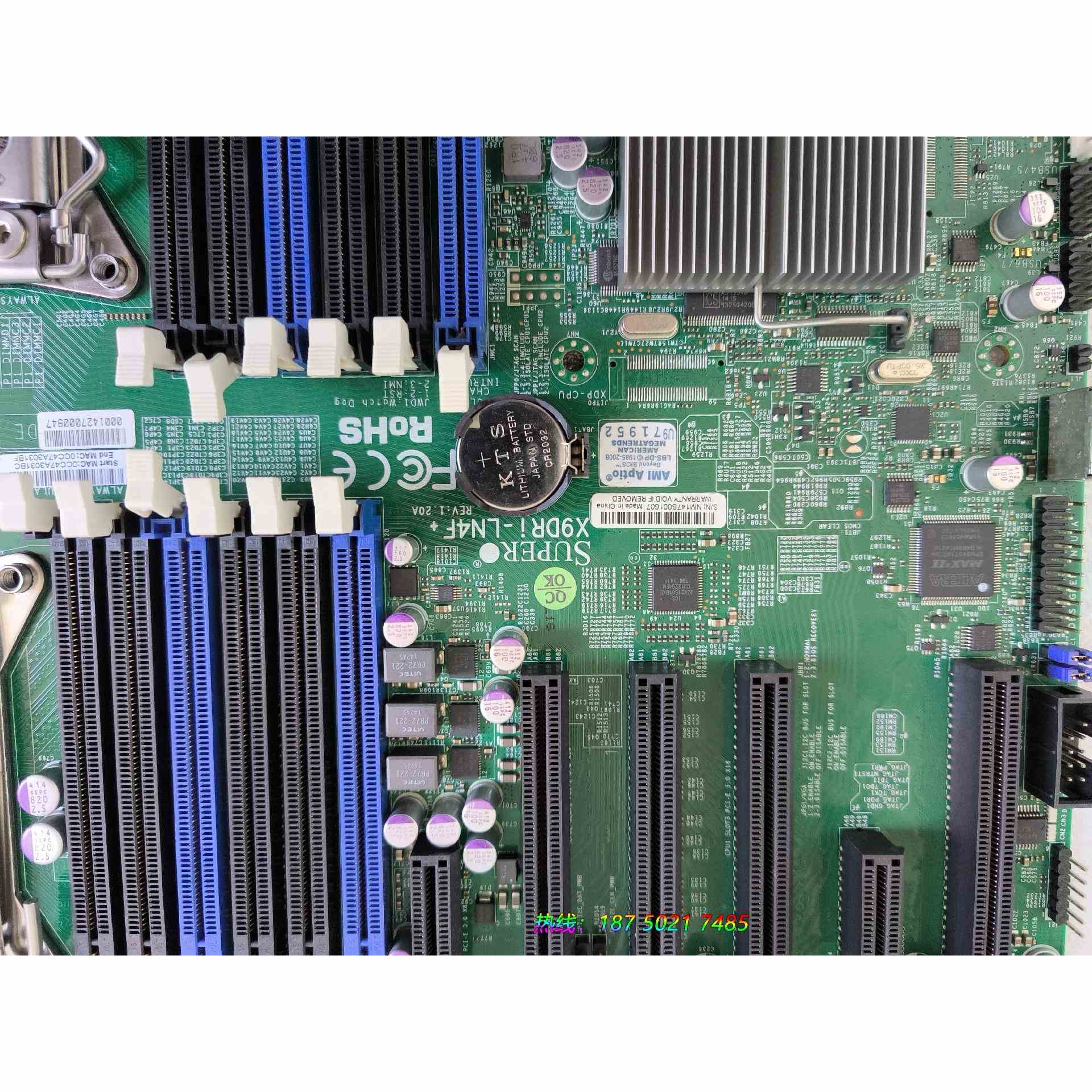 超微 X9DRI-LN4F+ 服务器双路X79主板2680v议价