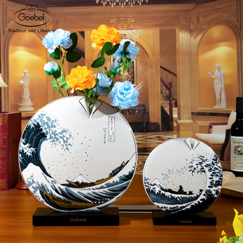 德国Goebel进口陶瓷花瓶客厅装饰摆件欧式家居饰品桌面插花花器