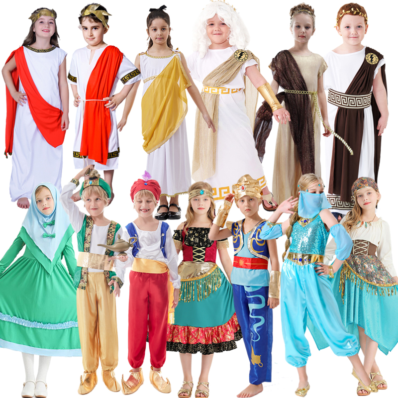 中东服装印度伊朗阿拉伯民族服装cos古罗马扮演服装万圣节舞台服