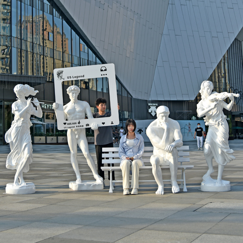 欧式人物大卫雕塑维纳斯雕像玻璃钢艺术品美术会所落地装饰大摆件