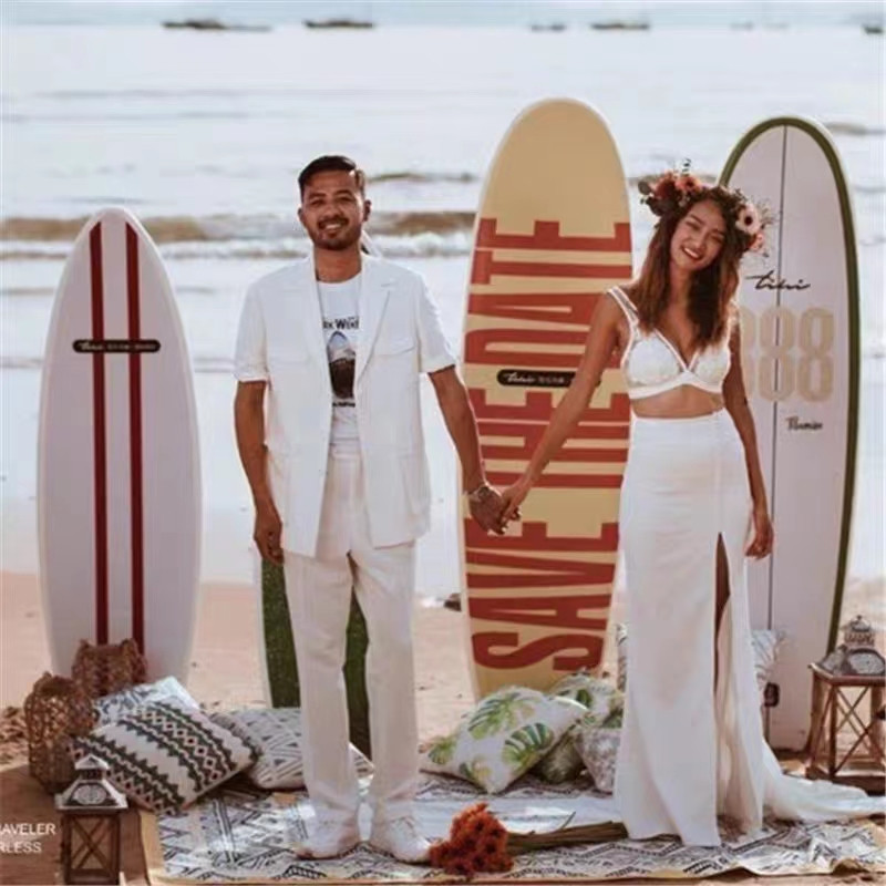 新款影楼冲浪板道具外景沙滩婚纱摄影创意DIY板三亚海边拍照帆板