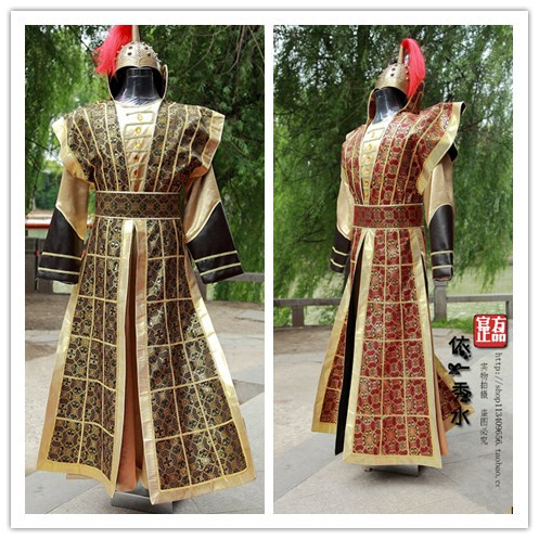 出租汉朝唐代古代将军铠甲大合唱运动会入场服装角色扮演演出服装