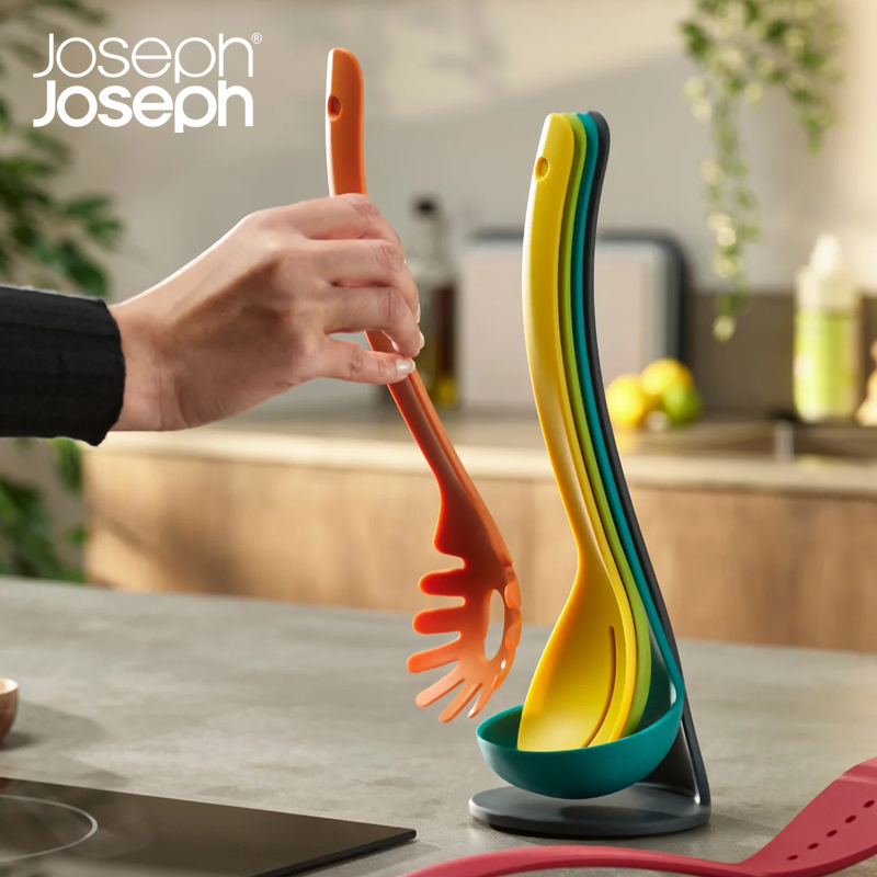 英国Joseph Joseph不粘锅锅铲汤勺套装煎铲漏勺尼龙塑料欧式厨具