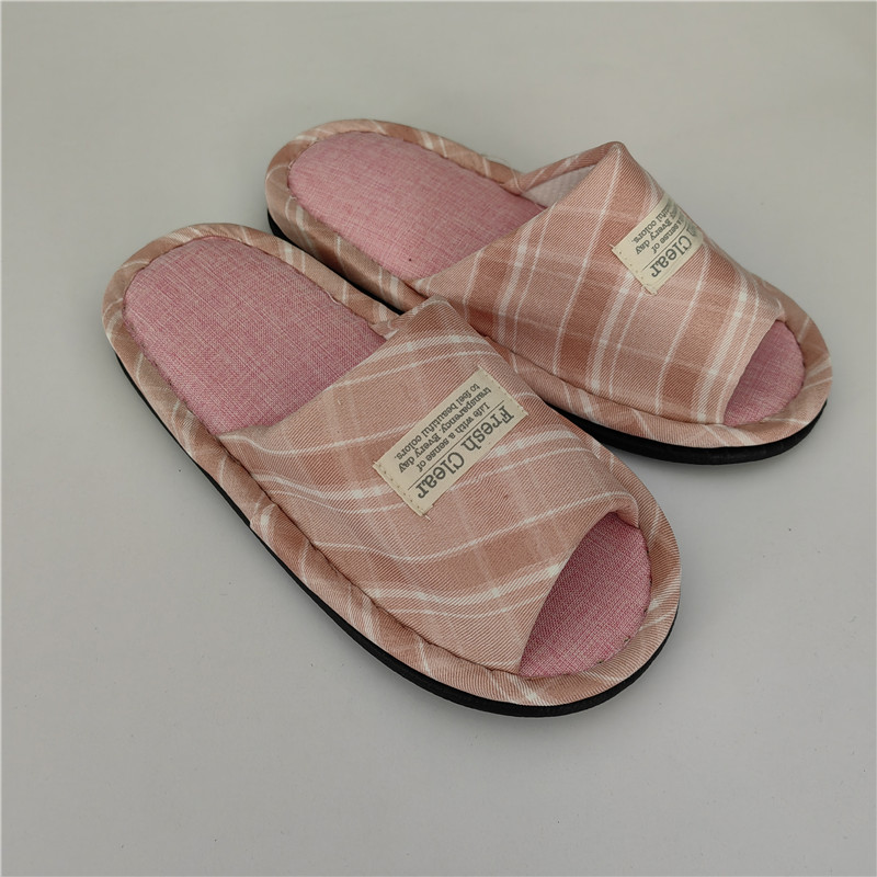 厂家剩余面料生产女士室内居家拖鞋地板拖鞋轻型可爱粉色系女士拖
