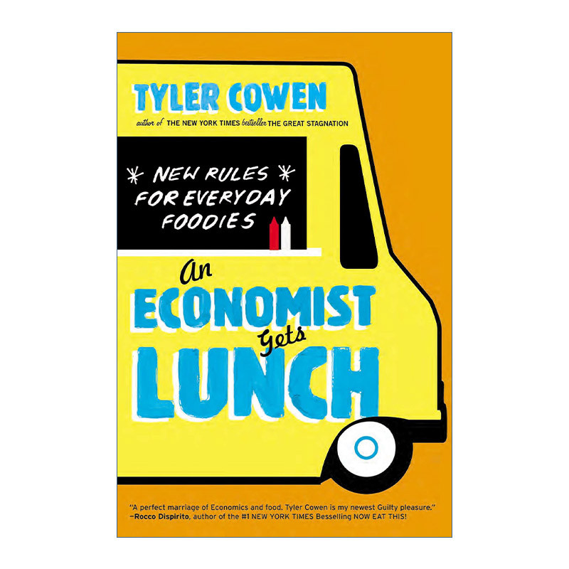 中午吃什么  英文原版 An Economist Gets Lunch 一个经济学家的无星级开胃指南 Tyler Cowen 英文版 进口英语原版书籍