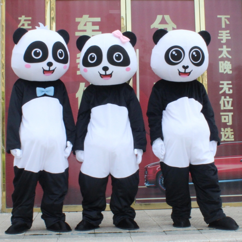 大熊猫卡通人偶服装网红同款成人行走熊猫活动表演服装玩偶服