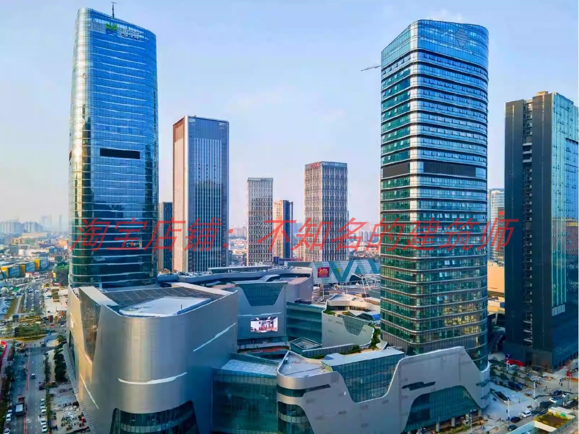 【美国ARQ】广州番禺粤海天河城购物中心建筑全套施工图 CAD+实景