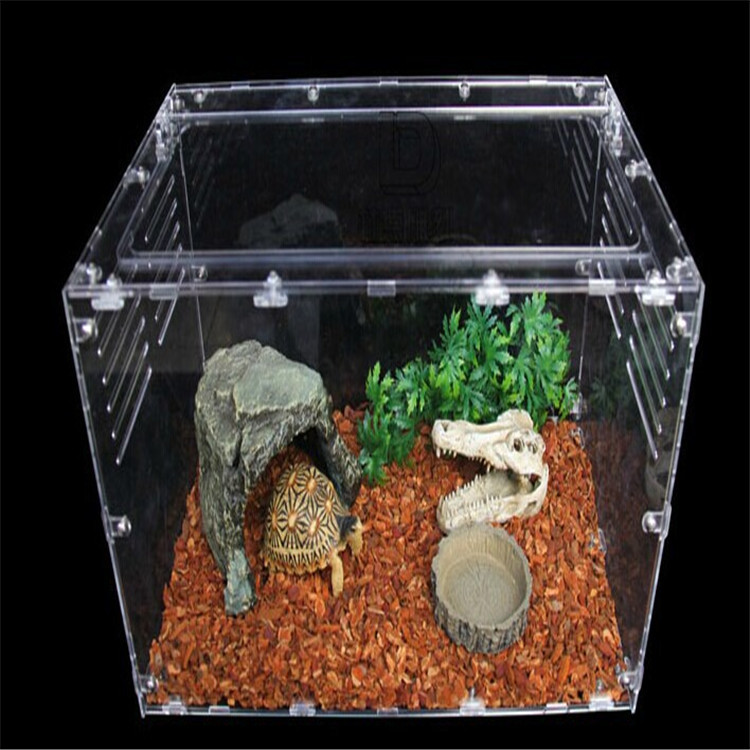 亚克力透明宠物饲养箱 爬行昆虫繁殖箱 球蟒宠物蛇箱