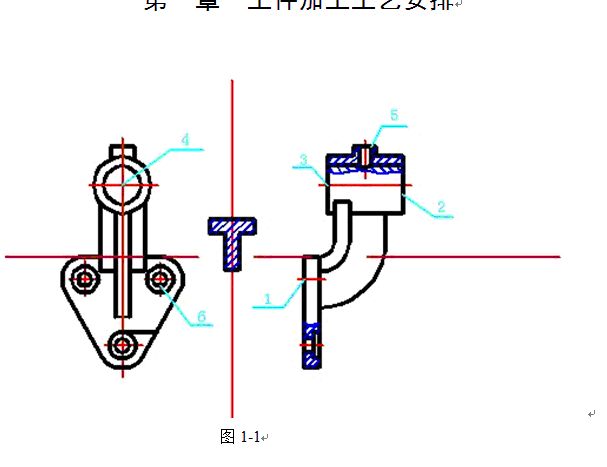 支架工艺规程及加工3×Φ7螺纹孔夹具设计2D图机械CAD+说明素材