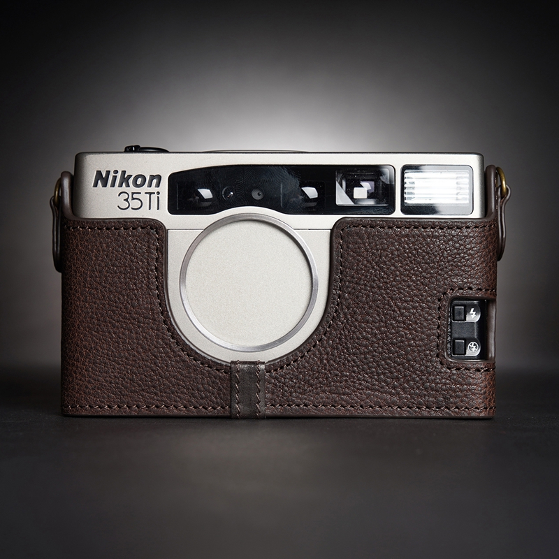 手工牛皮 Nikon尼康35Ti 28Ti真皮相机包 皮套 胶卷机复古保护套
