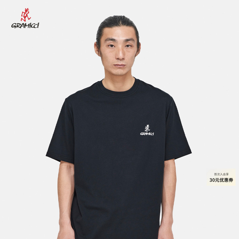 GRAMICCI小野人 山系品牌LOGO男女圆领短袖男友风T恤G4SU-T096