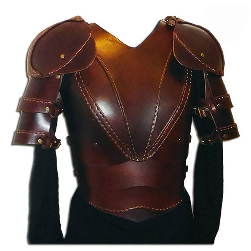 ebay新款欧洲中世纪女士盔甲骑士角色扮演舞台演出服装