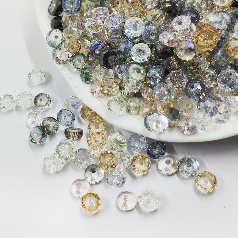 半圆半球 玻璃珠子仿水晶珠diy手工制作耳环项链手链饰品配件材料