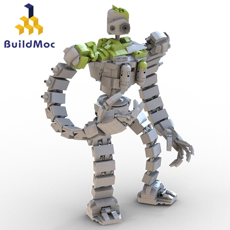 BuildMOC拼装积木玩具宫崎骏天空之城拉普达机器人战斗士兵园丁