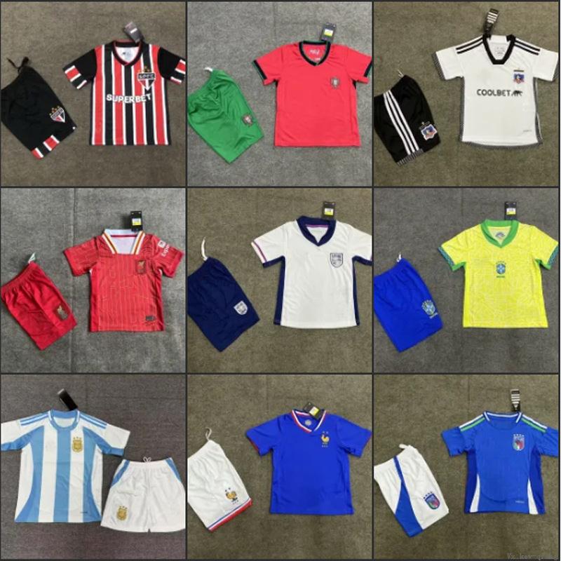 24-25法国儿童球衣 葡萄牙 LFC 巴西 阿根廷 意大利 圣保罗足球服