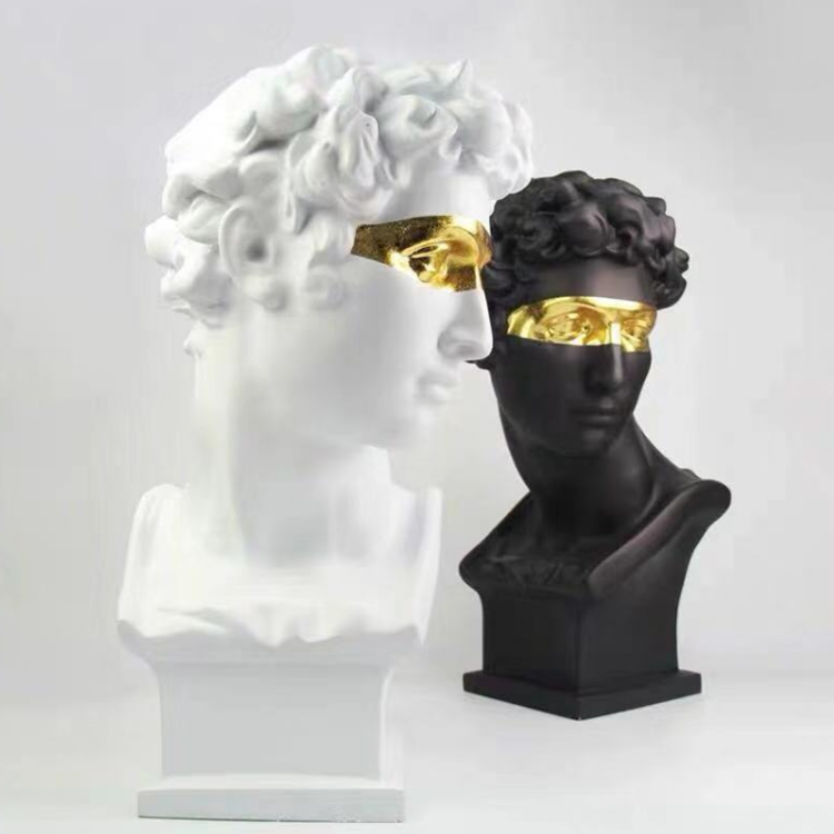 大卫人物素描迷你模型雕塑像书房装饰品维纳斯阿波罗贝多芬摆件