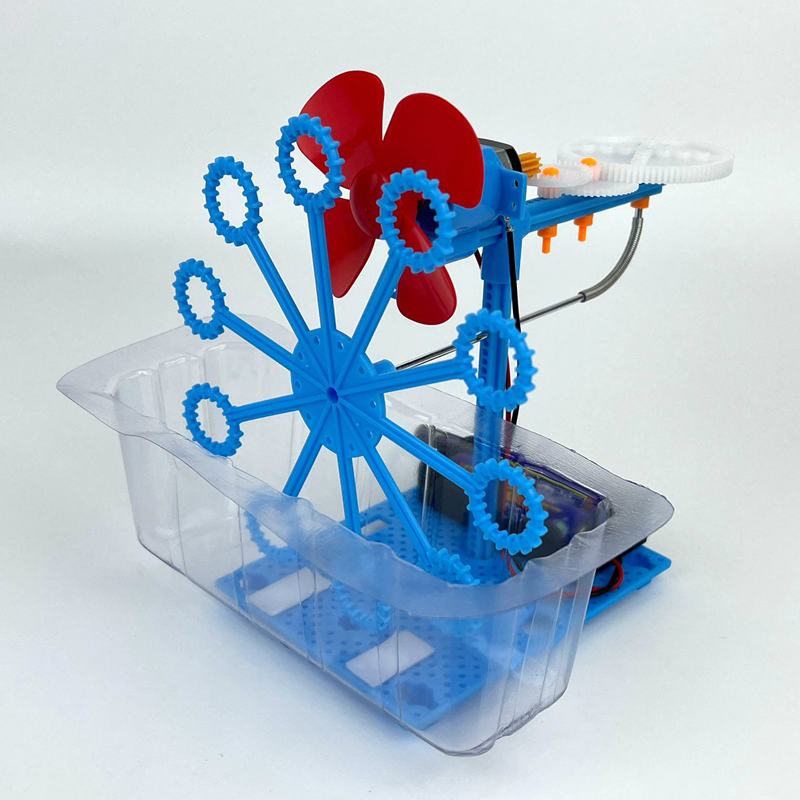 儿童自制吹泡泡机电动科技小制作小学生手工diy材料科学实验玩具