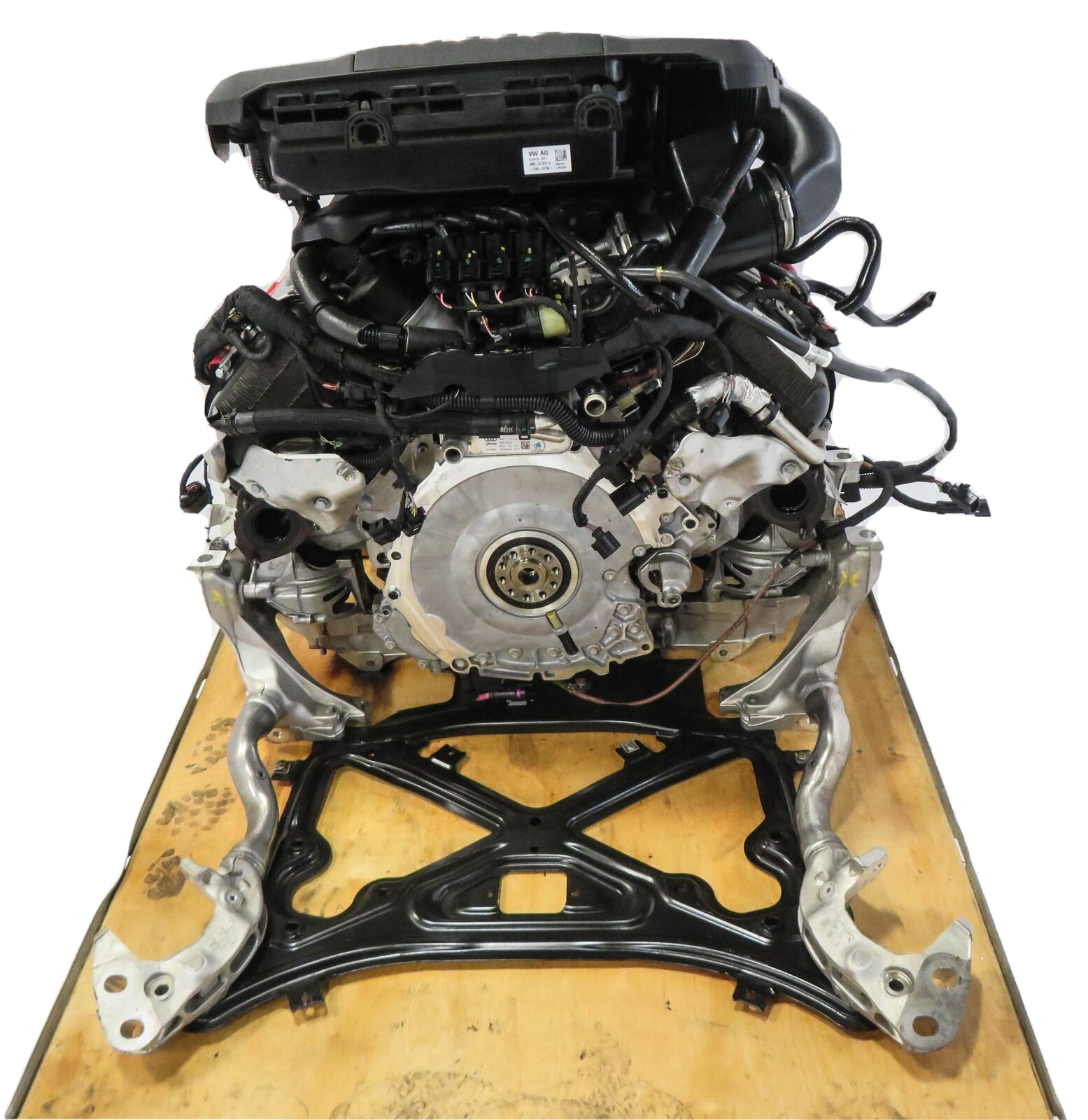 适用奥迪RSQ7Q8 CREC 3.0T V6 发动机缸盖曲轴飞轮中缸机油泵总成