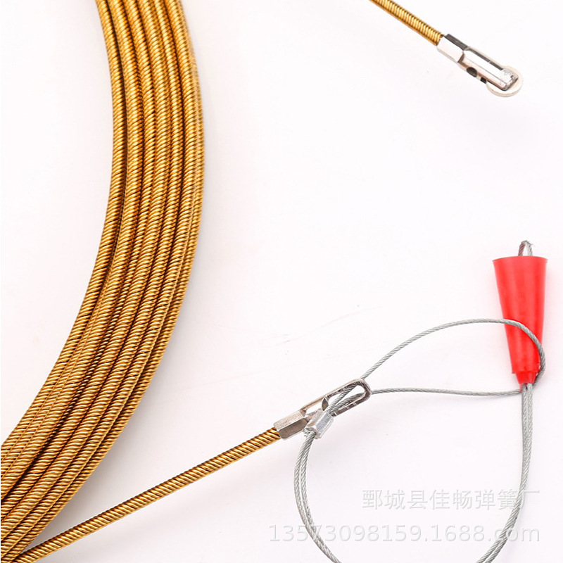 新款弹簧穿线器电工专用穿线拉线器电线网线暗管过直角弯穿线神器