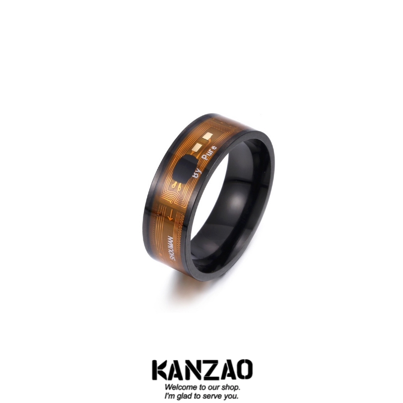 KANZAO  NTAG213芯片NFC智能戒指可穿戴智能手机设备智能饰品