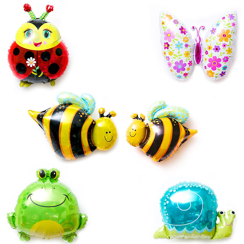 气球小动物儿童卡通宝宝生日气球动物气球青蛙蜜蜂蝴蝶蜗牛瓢虫