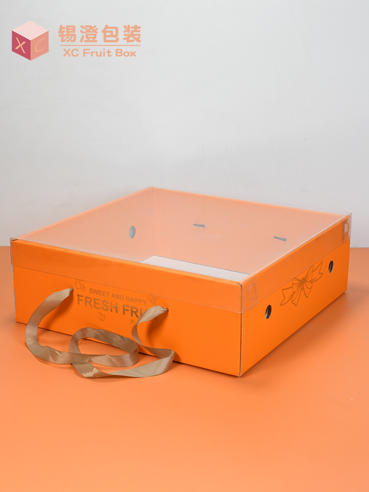 装葡萄混高档包装盒纸箱烫金盒透明网红礼品水果定做透明子通用