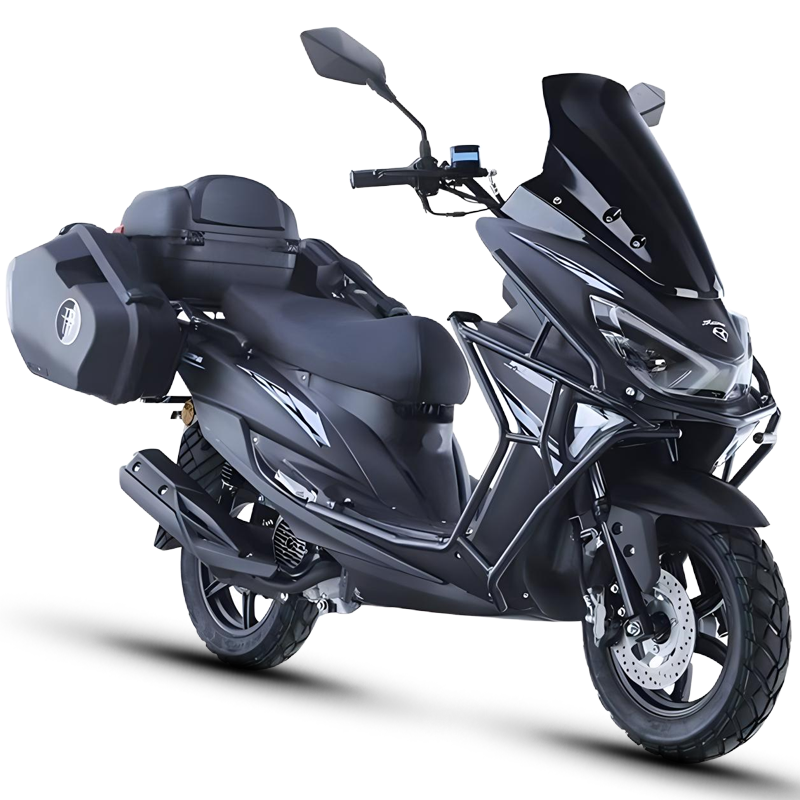 剑齿虎踏板车150cc发动机GY6可升级水冷发动机代步摩托车