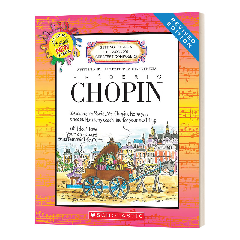英文原版 Frederic Chopin Revised Edition 弗里德里克·弗朗索瓦·肖邦-伟大的作曲家 英文版 进口英语原版书籍儿童外文书