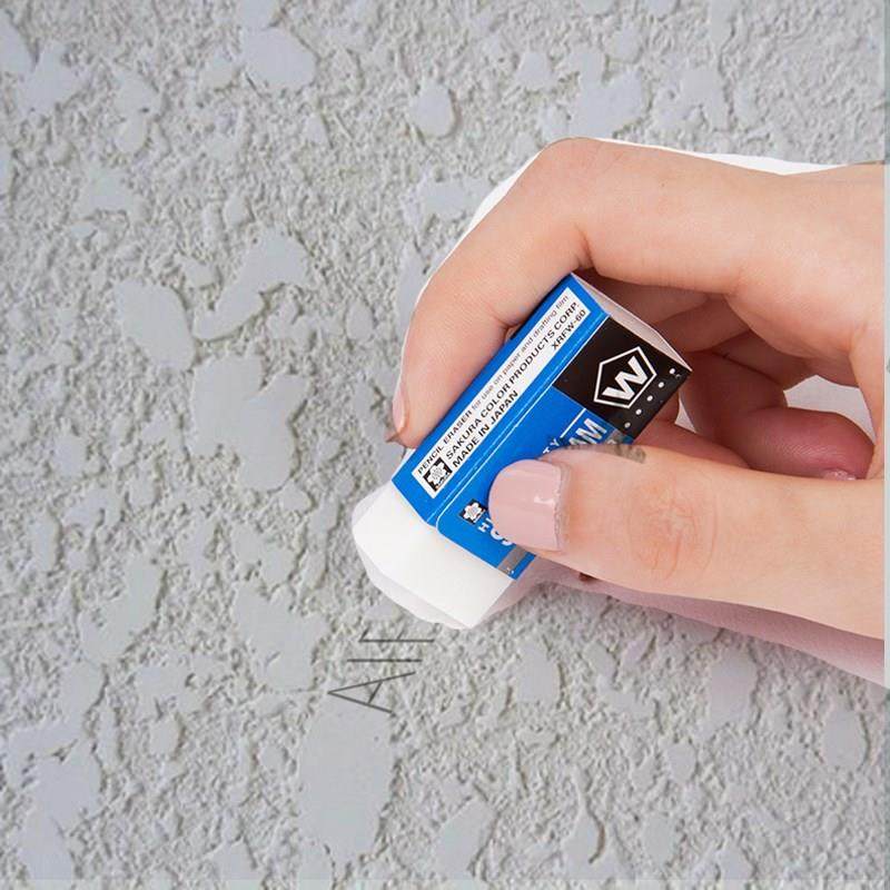日本进口硅藻泥墙专用橡皮擦得干净学生美术素描绘画考试4B不留痕