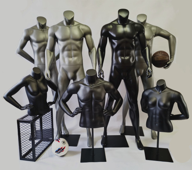 运动模特道具男模特道具全身肌肉道具橱窗半身男女假人体橱窗道具