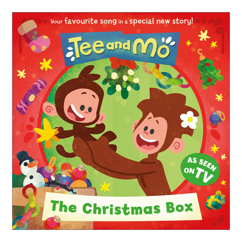 Tee And Mo: The Christmas Box 小提与莫莫 圣诞礼盒 BBC儿童习惯养成动画片衍生绘本
