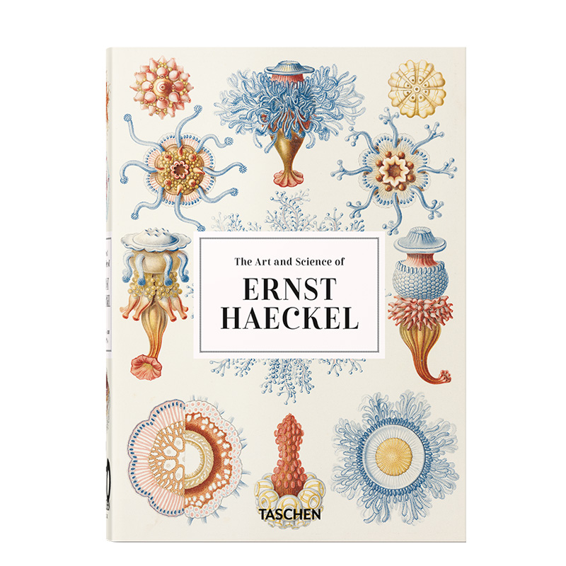 现货塔森TASCHEN Ernst Haeckel40周年精装版生物学家恩斯特·海克尔自然生物陆地海洋生命插画插图画册艺术形态原版图书