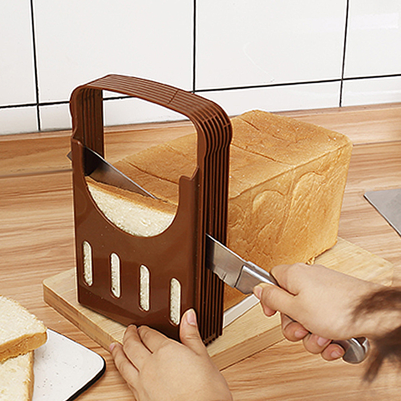 日本进口面包切片器吐司机家用切片机烘焙模具套装面包做早饭神器