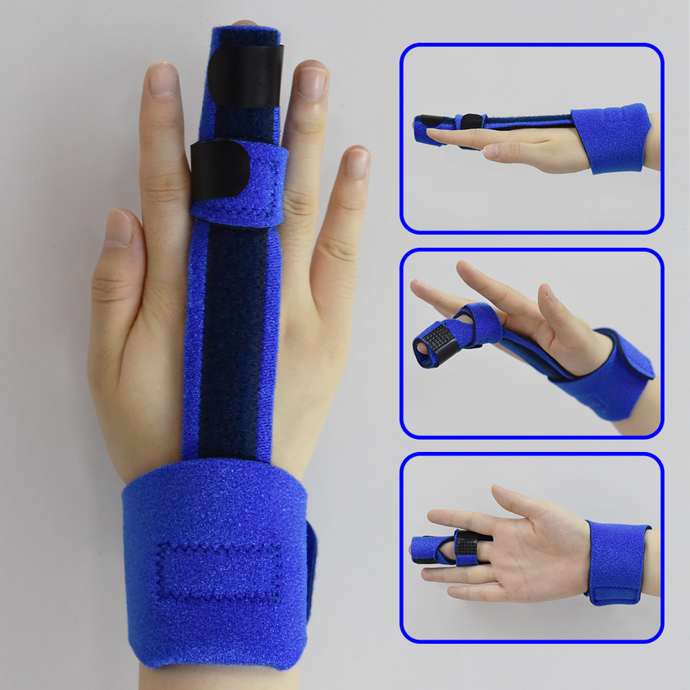 手指骨折固定指套食指中指无名指小指扭伤术后夹板支具支架固定器