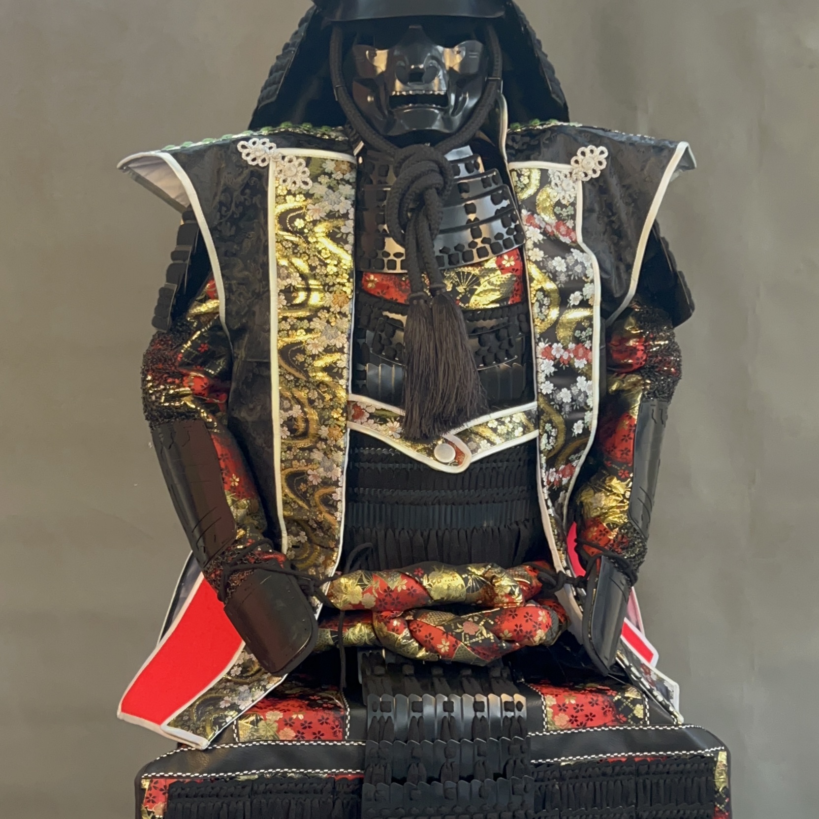 阵羽织日本盔甲外套 甲外甲 肩部镶嵌甲片附加装甲甲胄保护防剐蹭