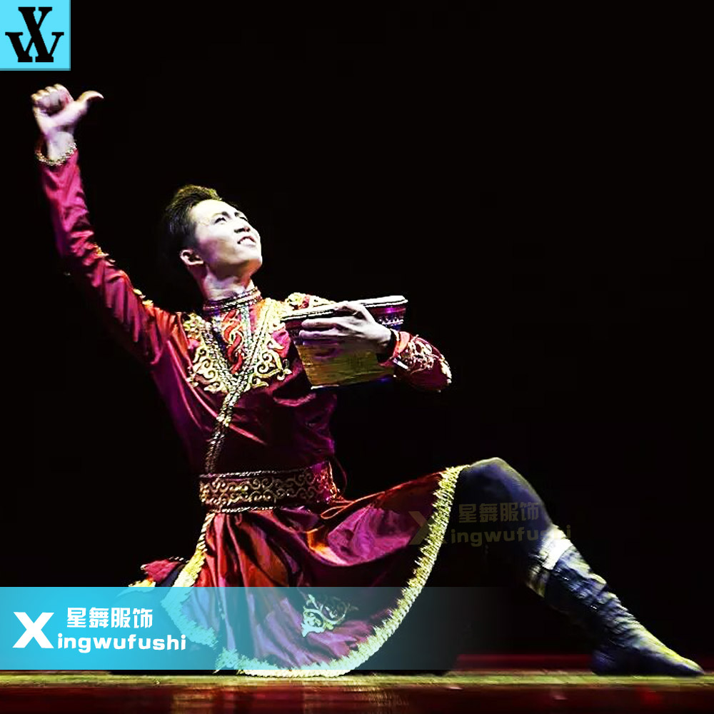 新疆舞男子独舞永远的纳格拉舞蹈服装民族舞演出服装民间舞服正品