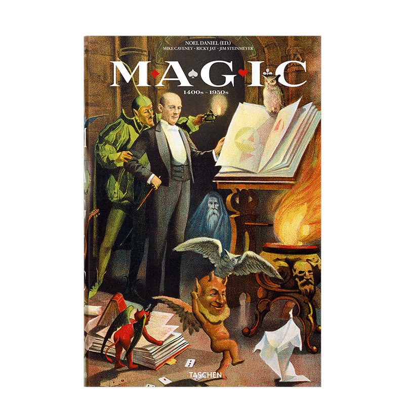 现货Magic 1400s–1950s 魔法之书 500年的魔术海报 照片 传单和艺术绘画版画表演者历史介绍 英文原版进口图书画册[TASCHEN]