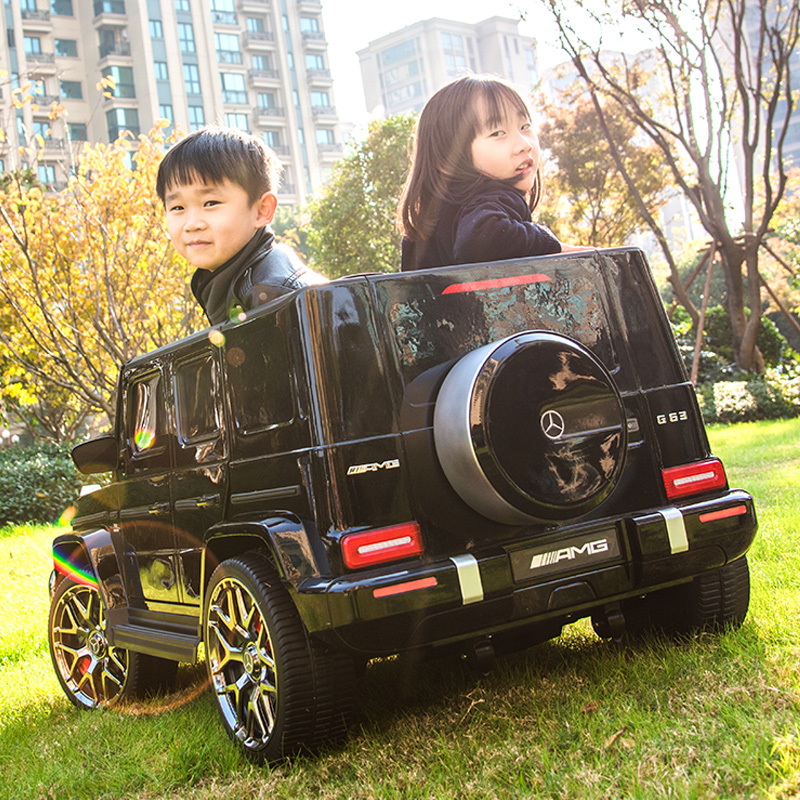 奔驰大g儿童四轮电动汽车双人超大宝宝玩具车子网红车遥控可坐人