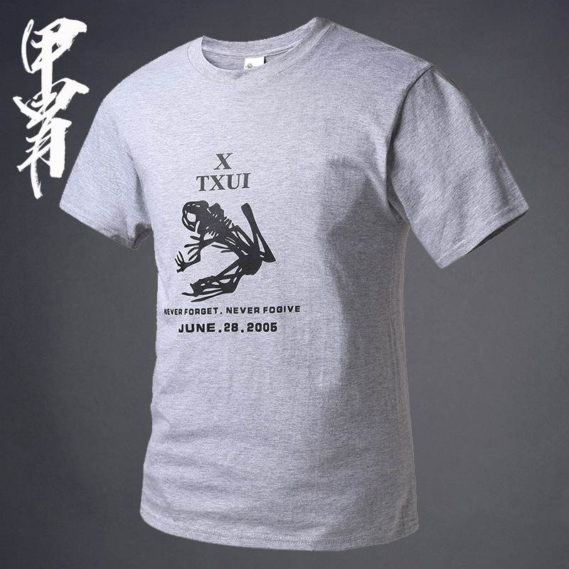 新品全球精英特战系列海豹特种部队骨蛙徽章系列圆领短袖T恤