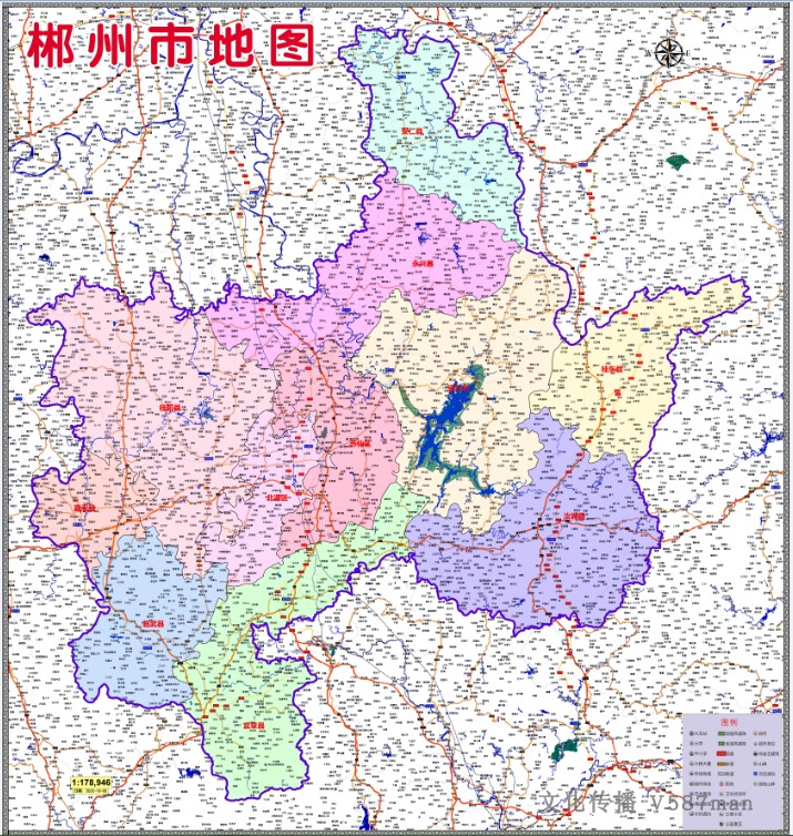 郴州嘉禾地图