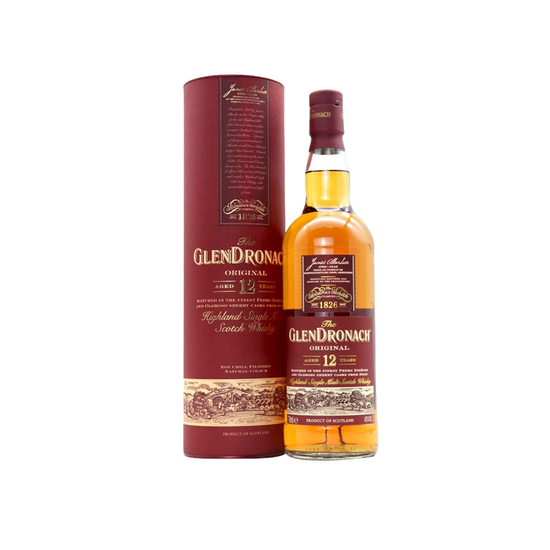格兰多纳 12年原创苏格兰单一麦芽威士忌雪莉桶酿造原装进口洋酒