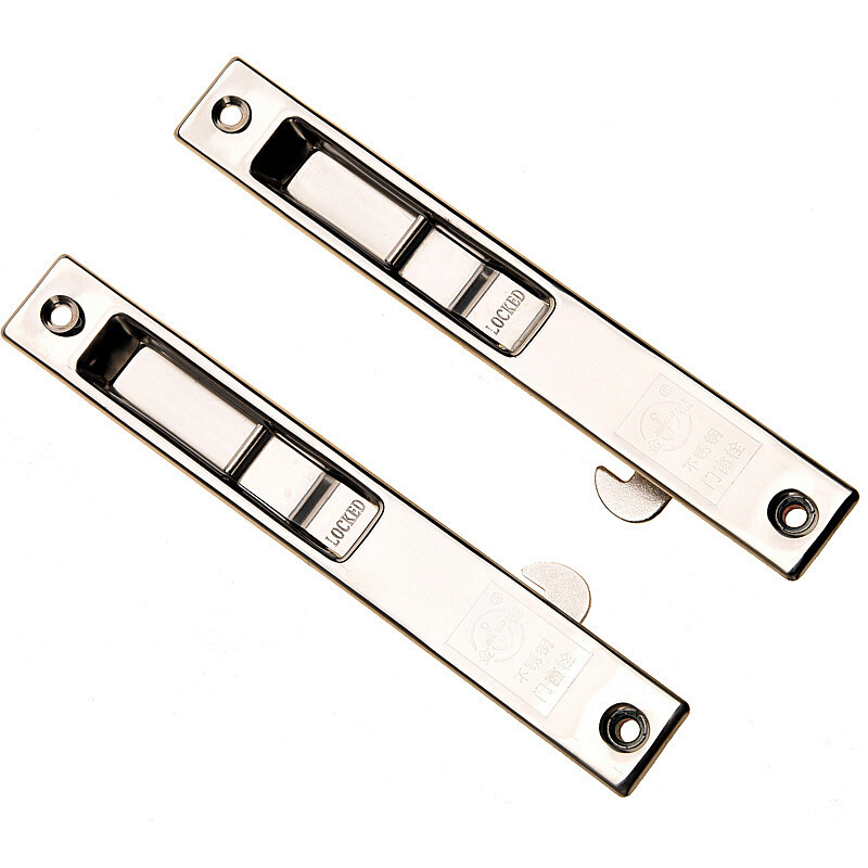 。包邮不锈钢90型材质老式铝合金门窗锁钩锁推拉平移塑钢窗户锁扣