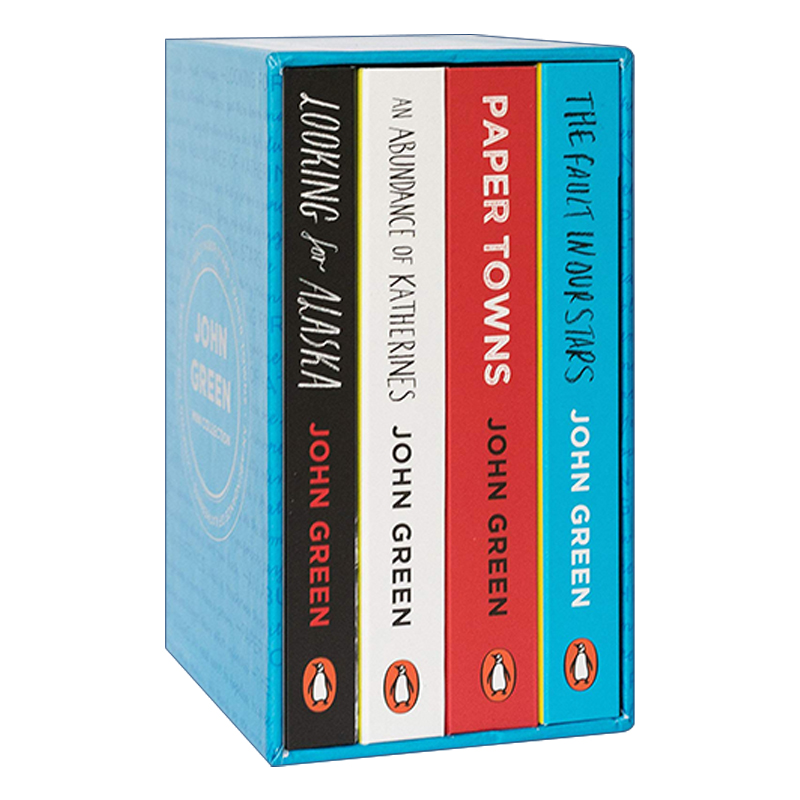 英文原版 Penguin Minis John Green Box Set 企鹅迷你口袋书系列 约翰·格林4册盒装套装 寻找阿拉斯加 英文版 进口英语书籍