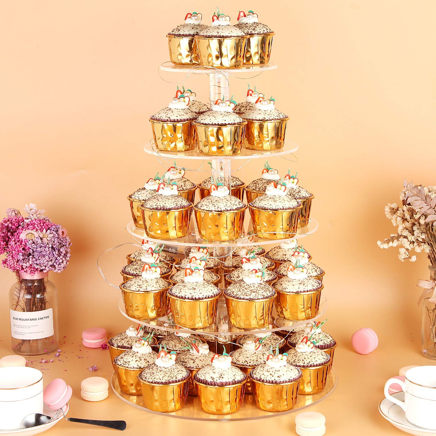 亚克力蛋糕架子多层透明创意婚礼三四五层欧式生日宴会庆典甜品台