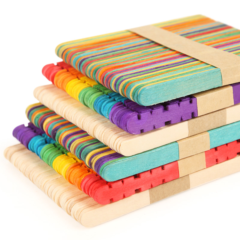 彩色雪糕棒diy手工制作模型做房子材料包幼儿园益智创意儿童玩具