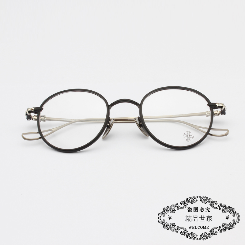 ROCK HEARTS眼镜架薛之谦蔡徐坤胡夏同款手工制作眼镜框S925纯银